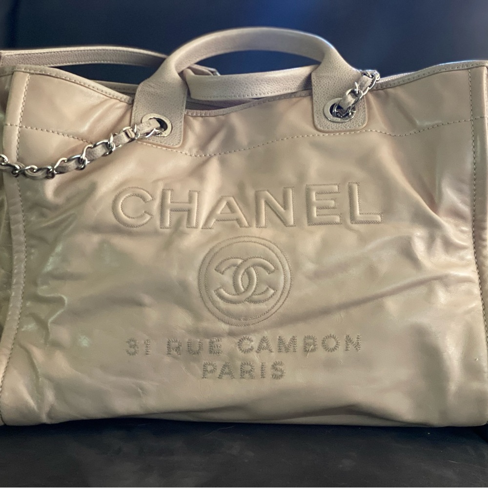 Chanel large Deauville Tote bag